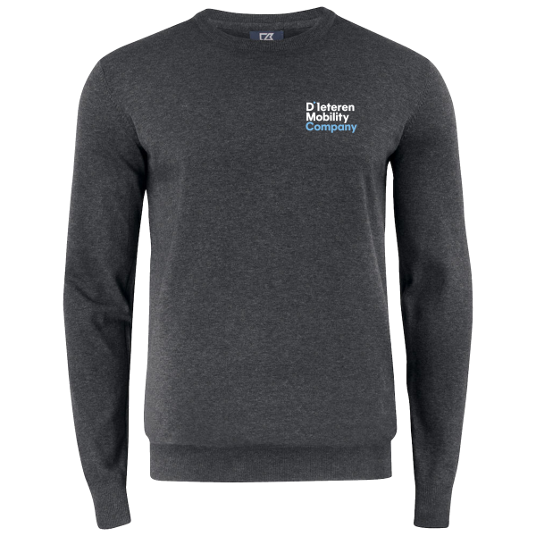 Knittedsweater Men Anthracite Melange